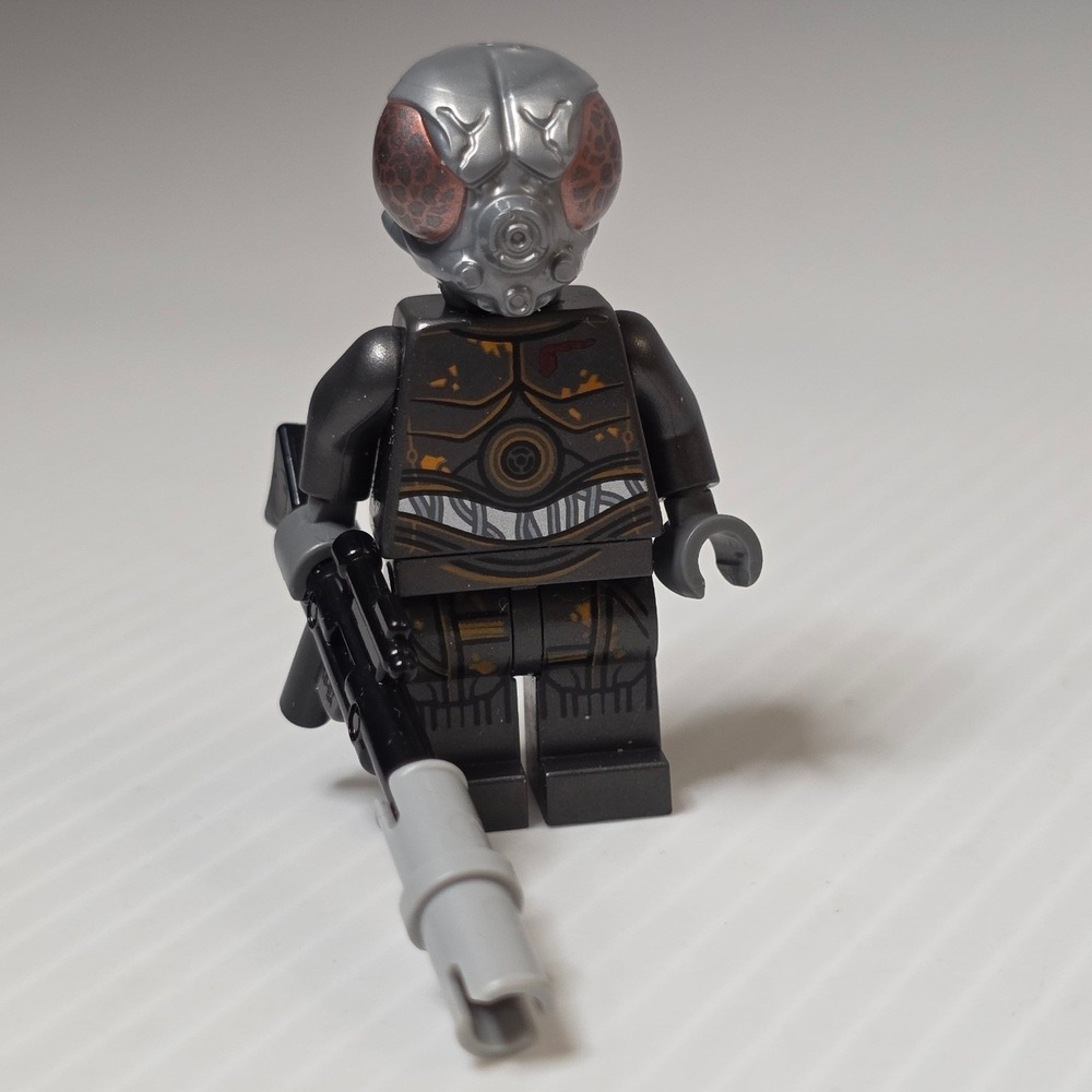 LEGO Minifigure 1.5in Metallic Gray Excellent 4-LOM sw0830 Star Wars Droid